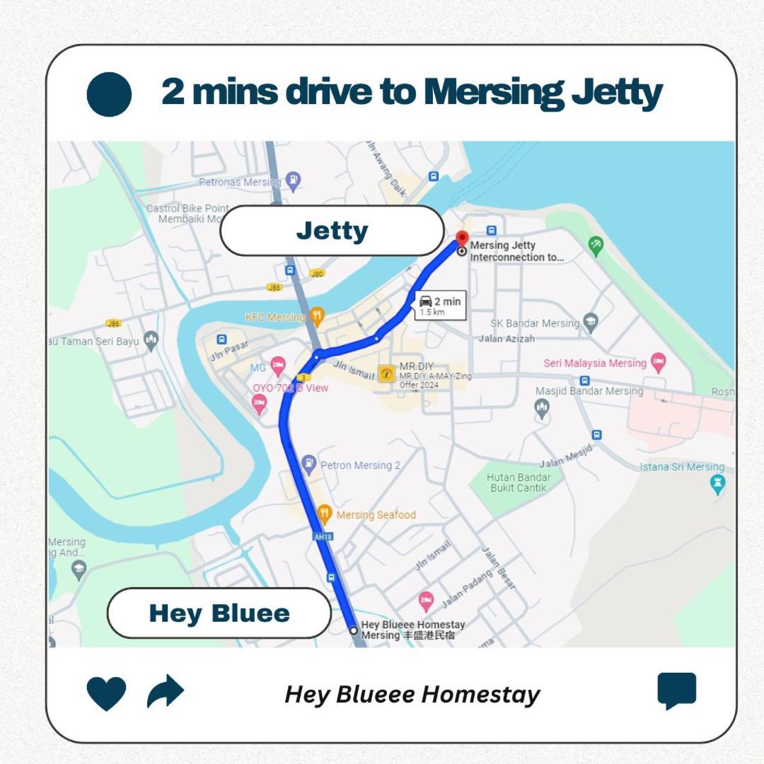 Holiday home Hey Blueee ~ 5mins Jetty/netflix/games/youtube *